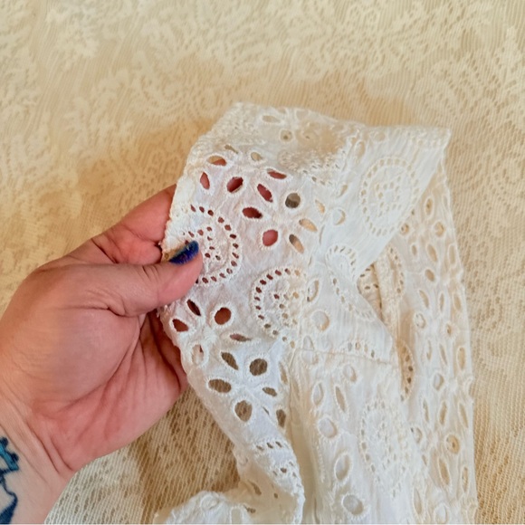 Cleobella Karina eyelet tiered ruffle romantic maxi dress - Picture 4 of 11